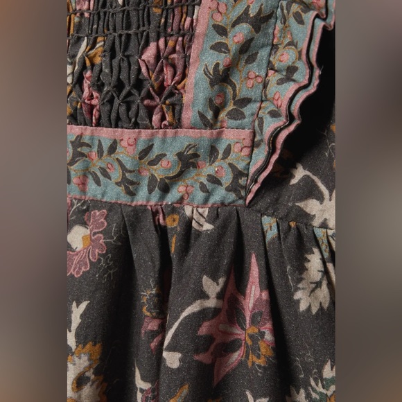 10 ๐ SEA
Tess ruffled smocked floral-print cotton-poplin midi dress - Picture 6 of 6